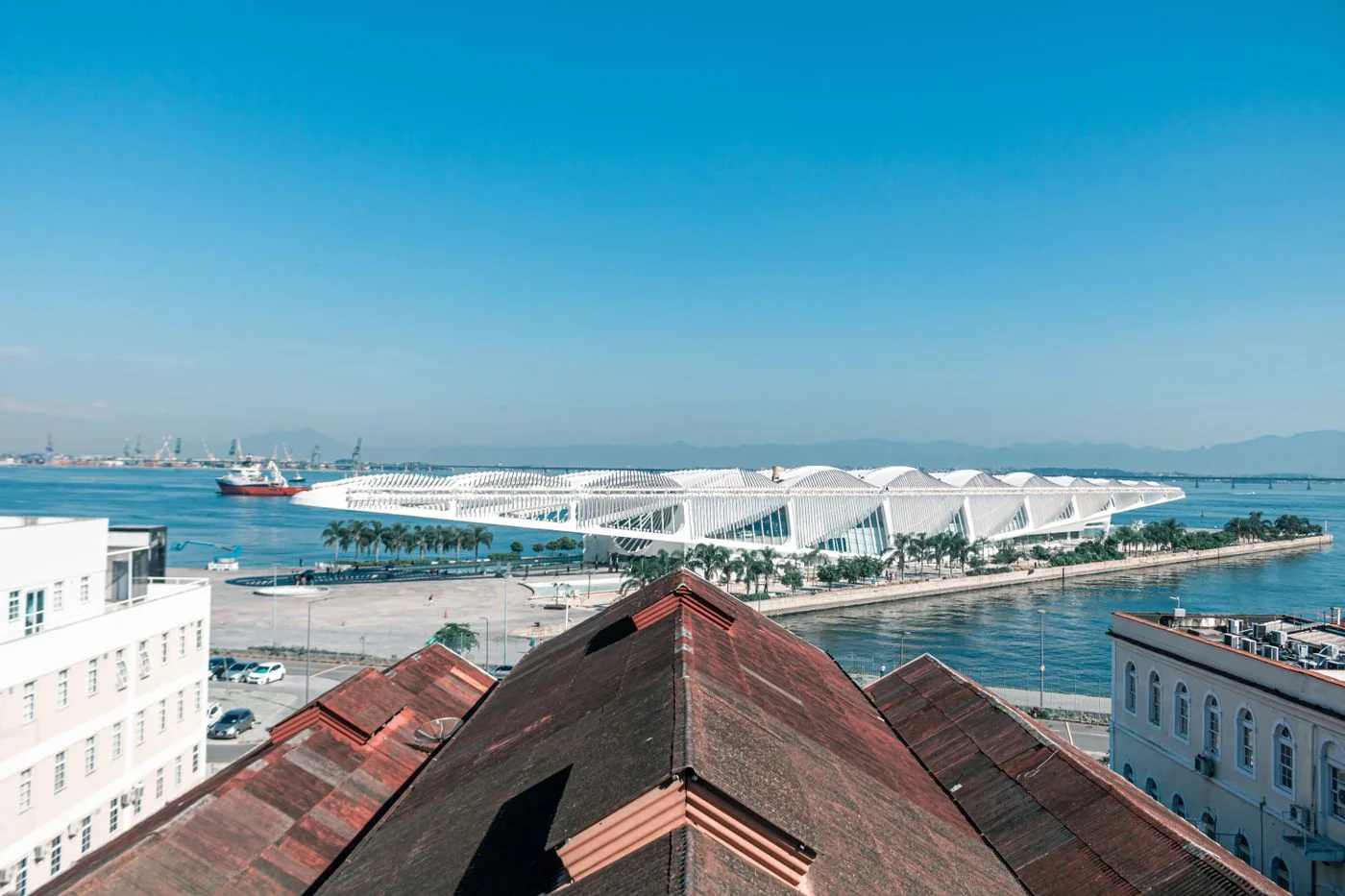 Museu do Amanhã e paisagem urbana do Rio de Janeiro